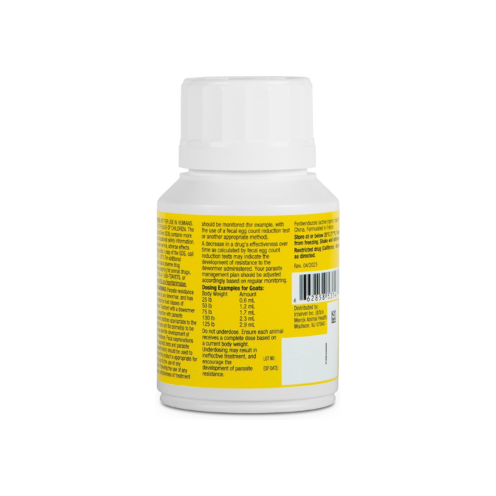 Safe-guard (Fenbendazole) Dewormer Liquid 125ml - Image 2