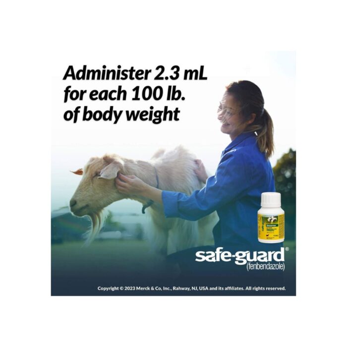 Safe-guard (Fenbendazole) Dewormer Liquid 125ml - Image 4