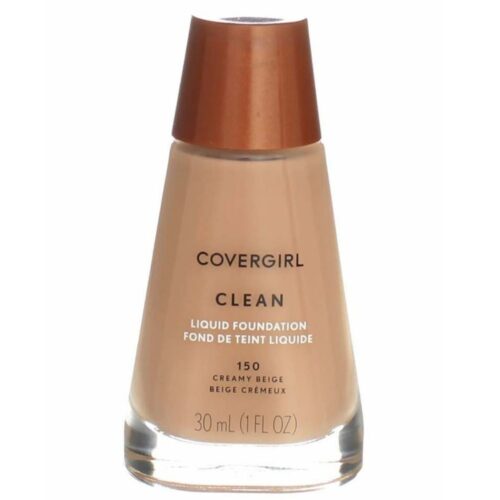 CoverGirl Clean Liquid Makeup, Creamy Beige [150], 1 oz