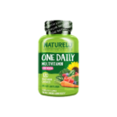 NATURELO One Daily Multivitamin for Women - Energy Support - Whole Food Supplement to Nourish Hair, Skin, Nails - Non-GMO - No Soy - Gluten Free - 120 Capsules - 4 Month Supply