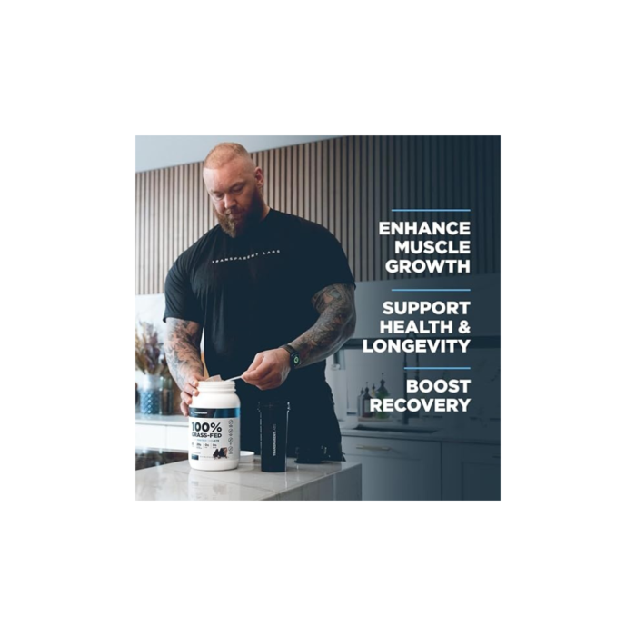 Transparent Labs Grass-Fed Whey Protein Isolate - Naturally Flavored, Gluten Free Whey Protein Powder with 28g of Protein per Serving & 9 Amino Acids - 30 Servings, French Vanilla - Image 4