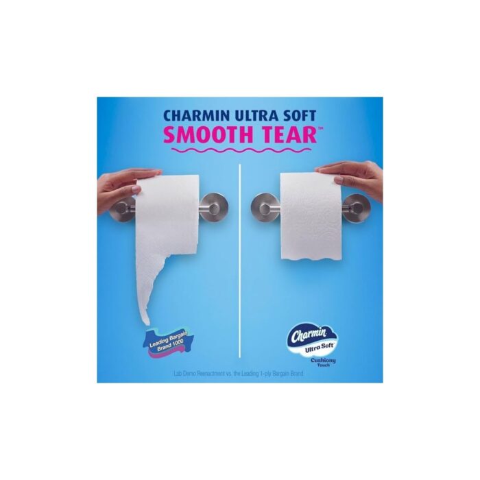 Charmin Ultra Soft Toilet Paper, 24 Family Mega Rolls = 123 Regular Rolls | Wholesale & Low MOQ - Image 4