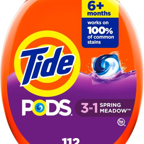 Wholesale Low MOQ Tide PODS Laundry Detergent Pacs, Original Scent, Powerful 3-in-1 Clean in One Step, HE Compatible, 112 Count